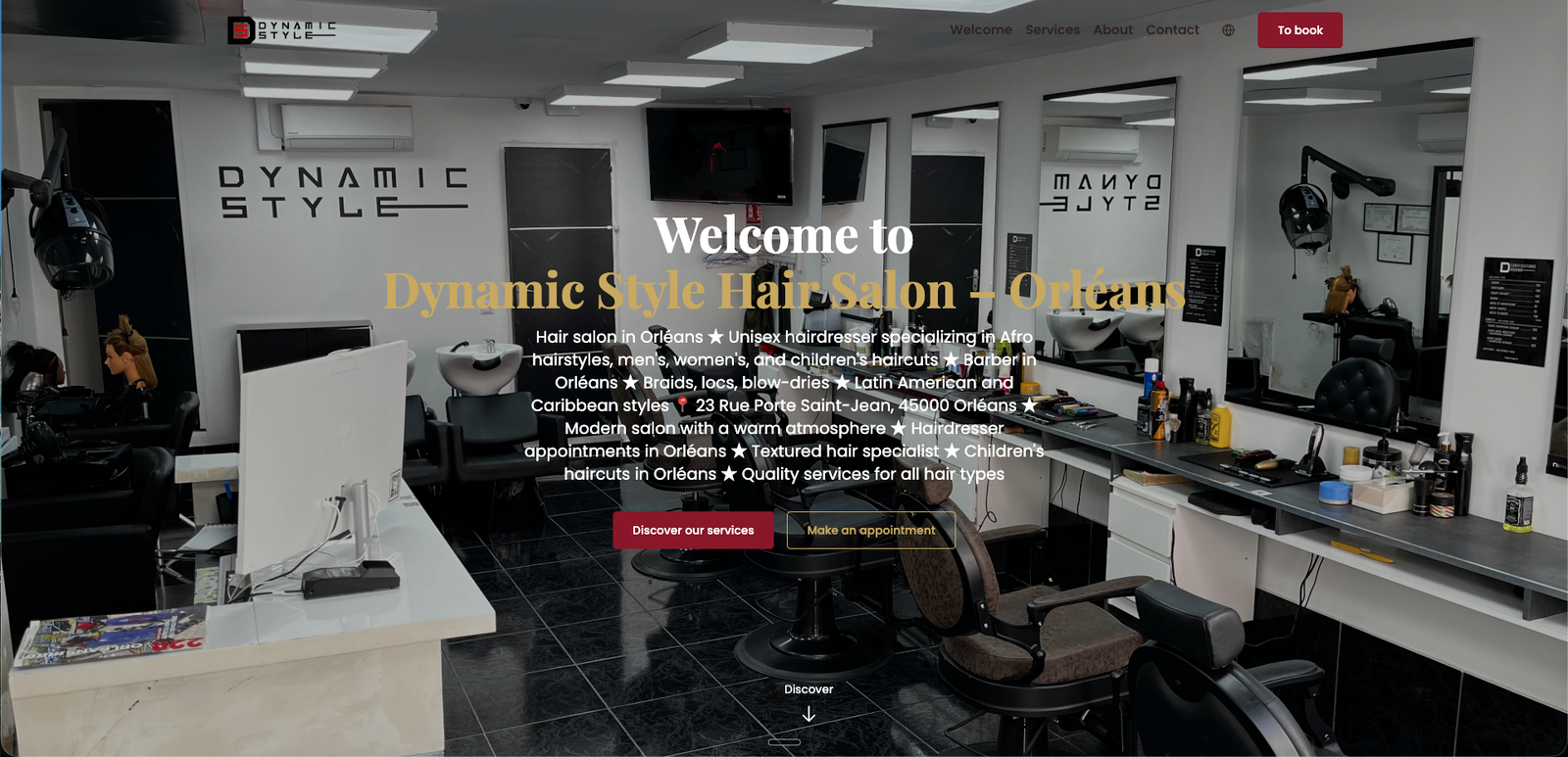 Dynamic Style — live site cover