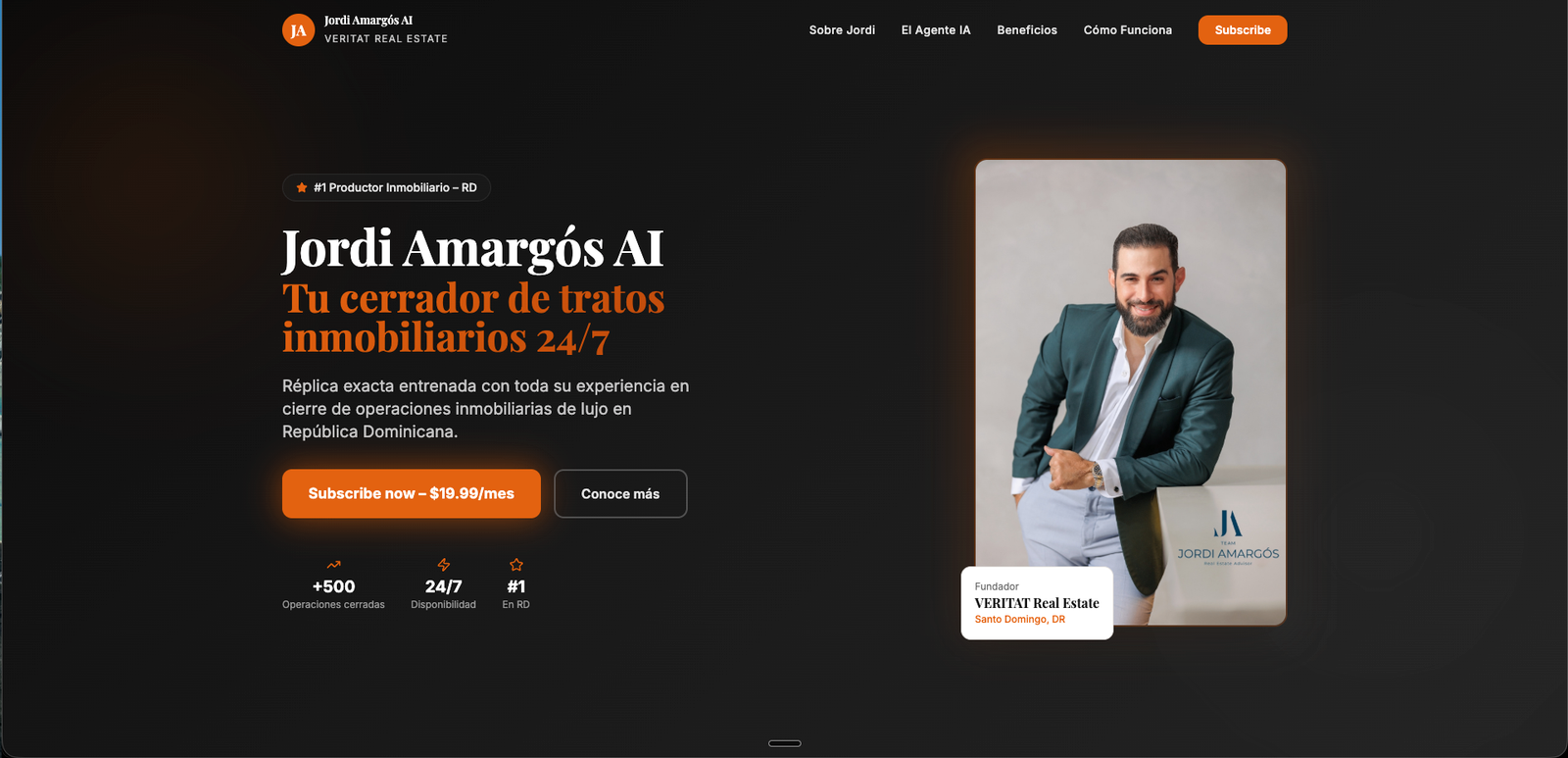 Jordi Amargós — live site cover
